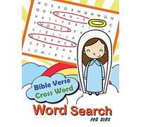 Bible Verse Cross word Word Search for Kids: Word Search & Cross Word Game for Bible Study for Kids Ages 6-8: Volume 3 (Bible Study Game for Kids)