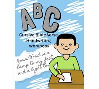Bible Verse Cursive Workbook for Kids: Scripture copy work and Christian cursive handwriting practice for homeschool and elementary students
