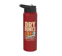 Bible Verse Ezekiel 37:1-10 Dry Bones Come to Life Stainless Steel Insulated Water Bottle
