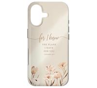 Bible Verse, For I Know The Plans I Have For You Christian Case for iPhone 17