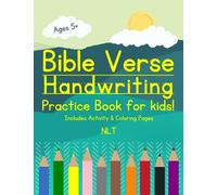 Bible Verse Handwriting Practice Book for Kids