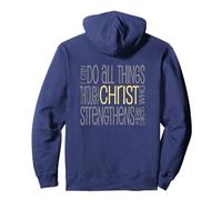 Bible Verse - I Can Do All Things Through Christ Philippians Pullover Hoodie