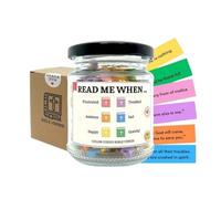 Bible Verse in Jar | Read Me When Bible Verses Jar | The Hope Jar Bible Verses | Scripture Bible Verse Cards for Emotions and Feelings | Gratitude Jar Holy Bible Accessories | Kid Christian
