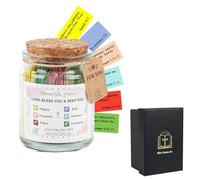 Bible Verse Jar for Emotions & Feelings - Color-Coded Scripture “Read Me When…” Gift for Women Men Mom Dad Friend - 90 + Christian Bible Verses in Glass Jar for Prayer, Encouragement & Faith
