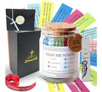 Bible Verse Jar, Hope Prayer Jar with 90 Coloring Scripture, Read Me When Bible Verses for Emotions and Feelings, Easter Bible Verses, Christmas Christian Birthday for Women Men