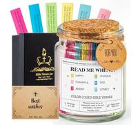 Bible Verse Jar(KJV), Read Me When Bible Verses Jar, Christian Gifts for Women Men Mom Dad Friend, Christmas Gifts, Mothers Day Gifts, Graduation Gifts, Religious Gift, Bible Jar, Prayer Jar, Hope Jar