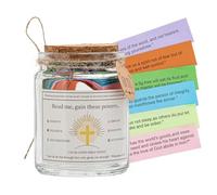 Bible Verse Jar, Read Me When Bible Verses in a Jar, Quran Jar with 90pcs Coloring Scriptures, Jar Quran Verses for Emotions and Feelings