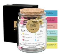 Bible Verse Jar - Read Me When Hope Jar With 90 Coloring Scriptures, Prayer Verses for Emotions and Feelings - Christian Gifts