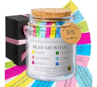 Bible Verse Jar - The Hope Jar Bible Verses English with 90 Coloring Scriptures,Read Me When Bible Verses Jar for Emotions and Feelings, Christian Gifts for Women, Men, Birthday,Graduation (1)