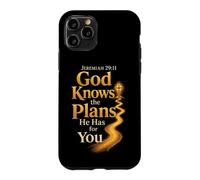 Bible Verse Jeremiah 29:11 God Knows The Plans Cross Case for iPhone 11 Pro