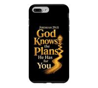 Bible Verse Jeremiah 29:11 God Knows The Plans Cross Case for iPhone 7 Plus/8 Plus