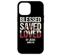 Bible Verse John 3:16 Worship by Blessed and Saved Jesus Case for iPhone 12 Pro Max
