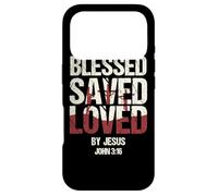 Bible Verse John 3:16 Worship by Blessed and Saved Jesus Case for iPhone 17 Pro