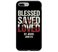 Bible Verse John 3:16 Worship by Blessed and Saved Jesus Case for iPhone 7 Plus/8 Plus