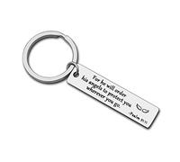 Bible Verse Keyring Christian Gift for Women Men Religious Faith Gifts Easter Prayer Christian Jewelry Inspirational Easter Prayer Gift Religious Gift for Birthday Graduation Christmas Thanksgiving