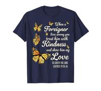 Bible Verse, Leviticus 19, Be Kind to Foreigners, Christian T-Shirt