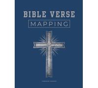 Bible Verse Mapping Journal: 40 Complete Verse Mapping Templates for Christian Men