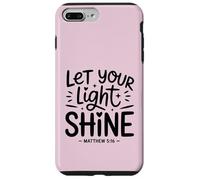 Bible Verse Matthew 5:16 Motivational Christian Quote Case for iPhone 7 Plus/8 Plus