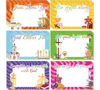 Bible Verse Name Tag Stickers 240 Pcs Christian Religious Motivational Faith Decals 3.5 x 2.3 inch God Bless Self Adhesive Name Label - School Supplies