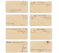 Bible Verse Name Tag Stickers 3.5x2.2 Inch Christian Name Tag Stickers Kraft Paper Motivational Quote Label Classroom School Supplies 240 Pcs
