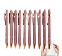 Bible Verse Pens - Scripture Ballpoint Pen For Women Men, Set of 10 Retractable Writing Tool, Medium Tip Point, Smooth Glide Ink, Comfort Grip Barrel | Pocket Clip Cap or Christian Favors No Bleed Thr
