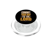 Bible Verse Psalm 37:5 Commit Your Way To The Lord PopSockets PopGrip for MagSafe