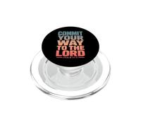 Bible Verse Psalm 37:5 Commit Your Way To The Lord PopSockets PopGrip for MagSafe