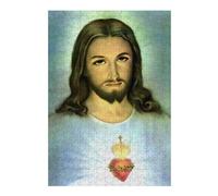 Bible Verse Religion Jesus Artistic Wooden Jigsaw Puzzle for Adults, 300 PCS