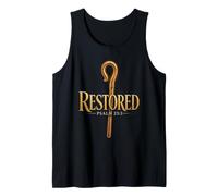 Bible Verse Restored Psalm 23:3 He Restores My Soul Tank Top
