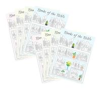 Bible Verse Stickers - 8 Pack Scripture Decals | Christian Reading Tracker Stickers Inspirational Prayer Labels, Religious Supplies on Faith Base for Scrapbooking Journaling and Children's Activities