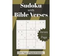 Bible Verse Sudoku Puzzle Book: Sudoku Puzzles with Bible Verses | Build Relationship with God While Sharpening Focus | 6x9 inches, 110 pages | 50+ Puzzles | Solutions Included