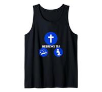 Bible Verse with a CROSS, and a BIBLE Tank Top