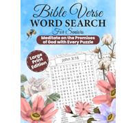 Bible Verse Word Search for Seniors: 90+ Large Print Christian Puzzles Centered on God’s Promises to Strengthen Your Faith (KJV)