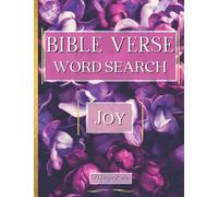 Bible Verse Word Search: Inspirational Joy Scriptures Word Find Puzzle Book | Purple Flowers (Bible Word Search)