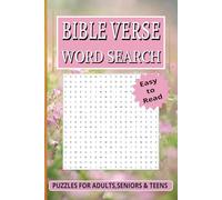Bible Verse Word Search Puzzle Book: Word Searches with Easy to Read Print about Bible, Psalms, Hymns and More| 6x9 inches | 60 Puzzles... Gift for Vacation, Holidays and Free Times