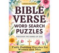 Bible Verse Word Search Puzzles : Discover the Names of God: Faith Building Puzzles for Women and Men