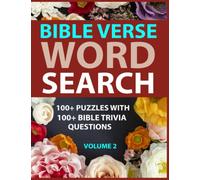 Bible Verse Word Search Puzzles Vol. 2: Puzzle Book with Biblical Verses. Perfect Gift for Women, Adults, Seniors, Mom, Grandma and Christian - Popular Verse Selections