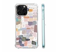 Bible Verses Case for iPhone 16 Pro Case, Christian Jesus Collage for Christians, Fashion Soft TPU Protective Case Compatible with iPhone 16 Pro 6.3 inch