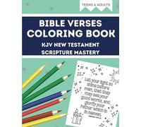 Bible Verses Coloring Book KJV: New Testament Scripture Verses to Color for Teens & Adults