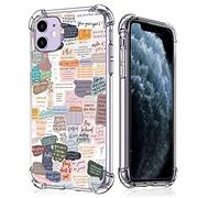 Bible Verses for iPhone 11 Case,Christian Jesus Quotes Collage Pattern for Christians,Trendy Soft TPU Protective Case Compatible with iPhone 11