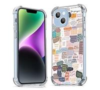 Bible Verses for iPhone 14 Case,Christian Jesus Quotes Collage,Trendy Soft TPU Protective Case Compatible with iPhone 14