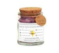 Bible Verses in a Jar, Bible Vase | Scripture Prayer Hope Vase, Color Bible Verses in a Jar for Emotions and Feelings Bi Verses