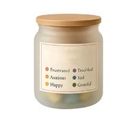 Bible Verses Jar, Prayer and Devotional Use, 6 Emotion Color-Coded Verses, Encouragement Praying Supplies, Jar of Hope, Daily Scripture Encouragement, for Church, Family, Friends