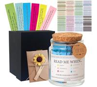 Bible Verses Jar with 1 Envelope 8 Stickers 90Pcs Color Mini Bible Verse Cards Read Me When Bible Verses Jar Christian Gifts Prayer Bible Verses in a Jar Hope Jar Bible Verses