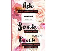 Bible Verses Journal: 6 x 9” Religious Notebook 120 PAGES