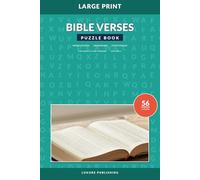 Bible Verses Puzzle Book for Adults and Seniors, Volume 1: Large Print Mixed Puzzles with Scripture | Word Search, Crossword & Cryptogram Activities for Relaxation and Faith