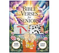 Bible Verses Word Search for Seniors: Large Print: 100 Scripture-Based Word Search & Crossword Puzzles | Jumbo Print Christian Activity Book with ... Visually Impaired (Puzzle Series for Seniors)