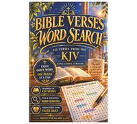 BIBLE VERSES WORD SEARCH: Fun Scripture Puzzles for Kids, Adults, and Seniors - Discover God's Word One Puzzle at a Time
