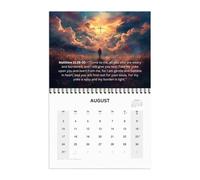 Bible Wall Calendar 2025 - Daily Dates Organizer, Monthly Wall Calendar | Bible Verse Wall Calendar with 365 Days Quotations, Wallpapers New Year Christian Prayers Calendars for Desk Wall Hanging