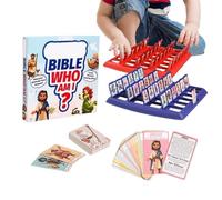 Bible Who Game - Kids Board Games | Classic 24 Characters Development Fun Toys, Kids Board Games,for School Classroom Home Family Time Birthdays Friends